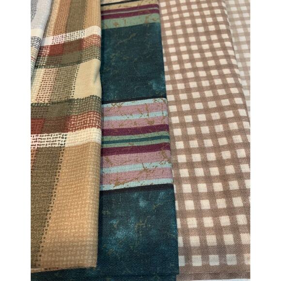 Mill Creek Fabrics Multi Color Fabric Lot Green Brown Purple Red Beige Blue - Picture 3 of 12